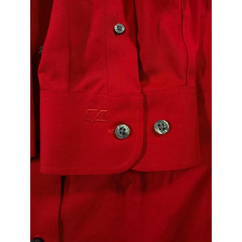 Cutter & Buck Chicago Cubs Cardinal Red Long Sleeve Button Down Shirt Size 3XT - Picture 8 of 14